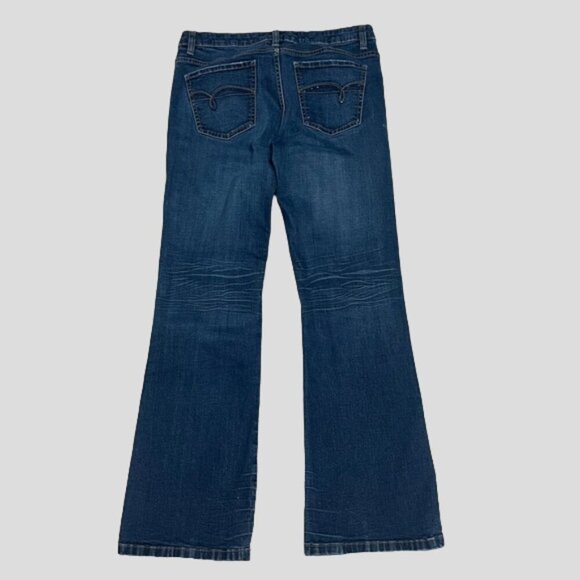 Lee Flared Bootcut Beaded Denim Jeans - Picture 3 of 13